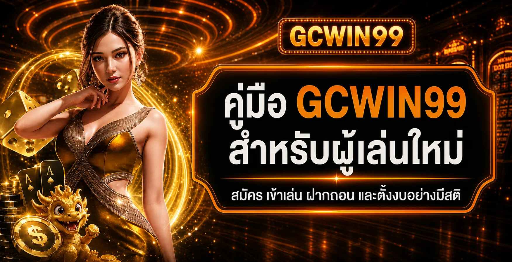 GCWIN99 คู่มือผู้เล่นใหม่ สมัคร ฝากถอน และตั้งงบ